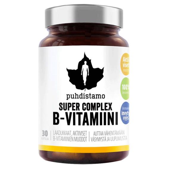 Puhdistamo Super Vitamin B Complex 60 kapslí