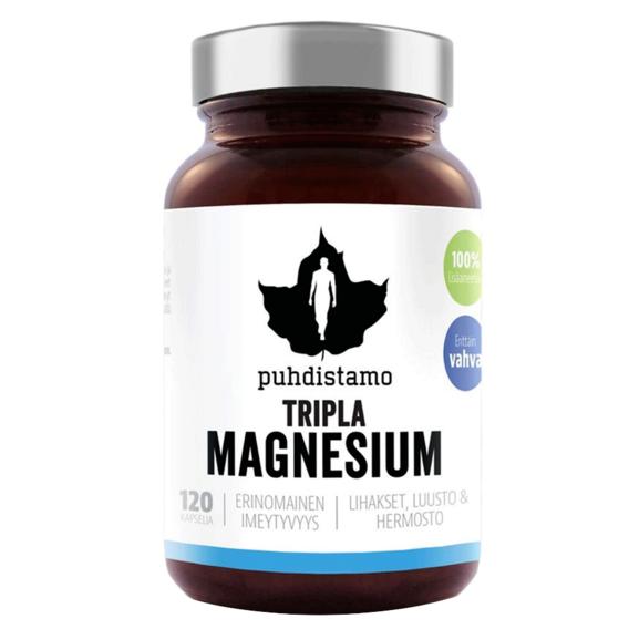 Puhdistamo Triple Magnesium 120 kapslí