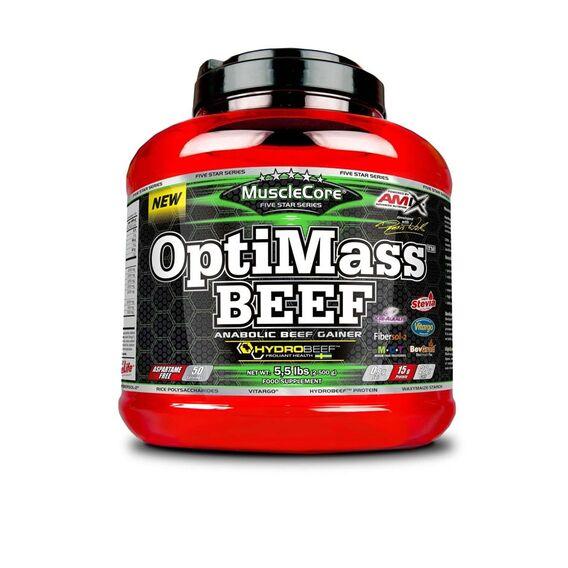 Levně Amix Nutrition OptiMass Beef 2500g - Bílá čokoláda