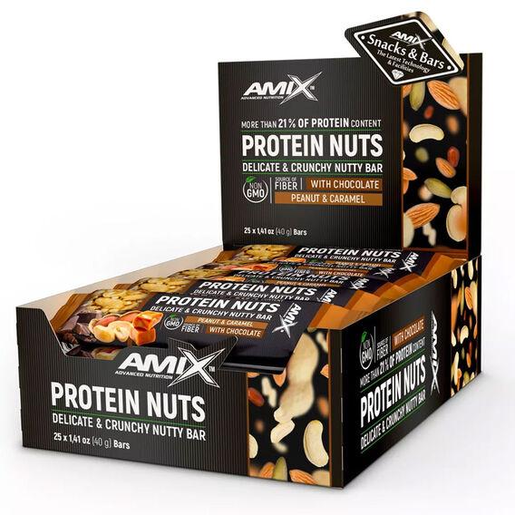 Levně Amix Nutrition Protein Nuts Bar 40g - Kokos, Kešu