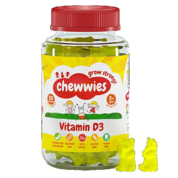 Chewwies Vitamin D3 30 Dávek