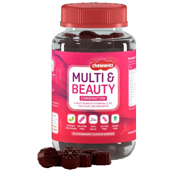 Chewwies Chewwies Womens Multi Beauty 30 Dávek