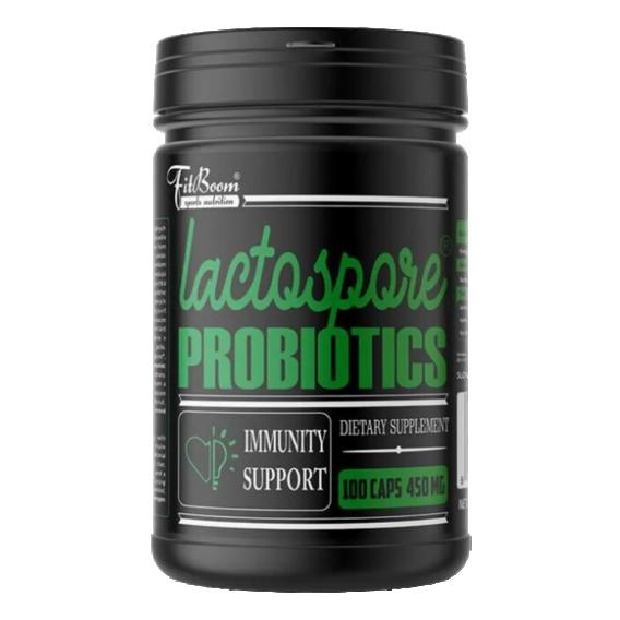 FitBoom LactoSpore Probiotics 100 kapslí