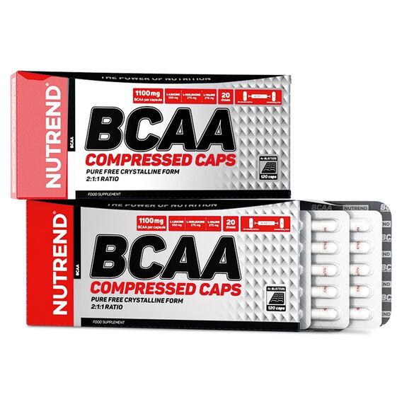 Nutrend BCAA Compressed caps 120 kapslí