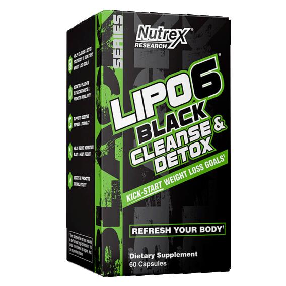 Nutrex Lipo 6 Black Cleanse Detox 60 kapslí