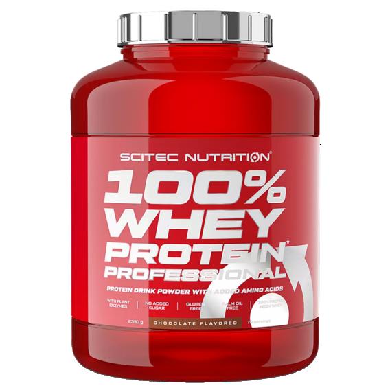 Levně Scitec 100% Whey Protein Professional 30g - Bílá čokoláda, Jahoda