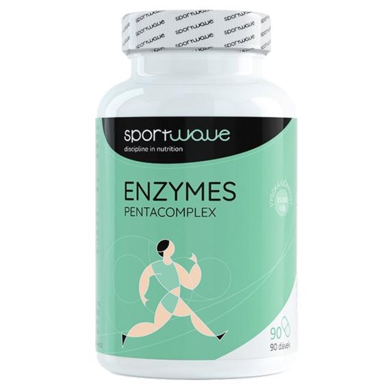 Levně Sport Wave Enzymes pentacomplex 90 kapslí