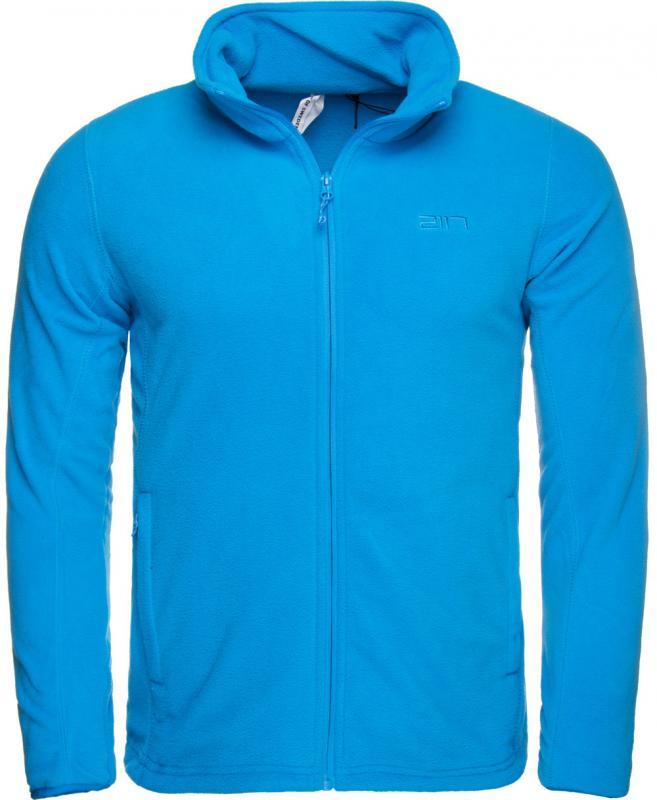 2117 LUND - microfleecová celorozopínacia mikina, pánska - sv. modrá IBA 3XL (VÝPREDAJ)