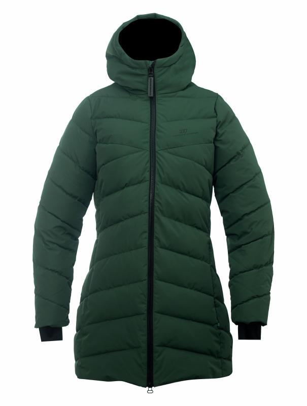 2117 of Sweden ANNEBERG dámsky zateplený kabát, forest green IBA XXL (VÝPREDAJ)