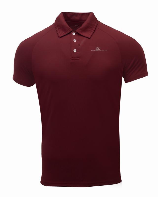 2117 of Sweden FRÖSEKE pánské funkční polotriko, wine red