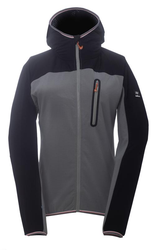 2117 of Sweden MALLEBO dámska fleecová mikina s kapucňou, grey