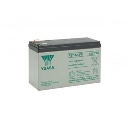 YUASA RE7-12LFR (12V 7Ah faston F2-6,3mm životnost 6-9let)