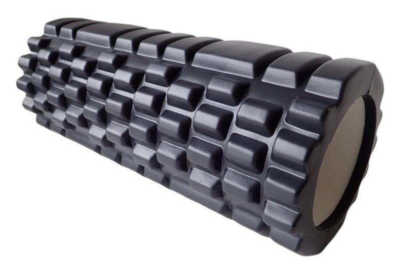 ACRA D85 Masážny valec - roller, ČIERNY
