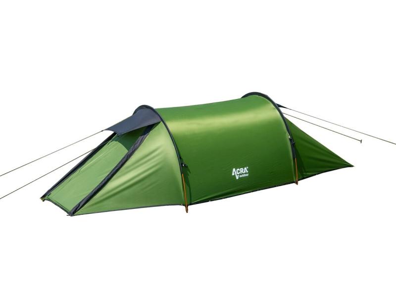 Acra turistický ultrľahký stan ST32 pre 2 osoby - zelený expedičný 2,4kg
