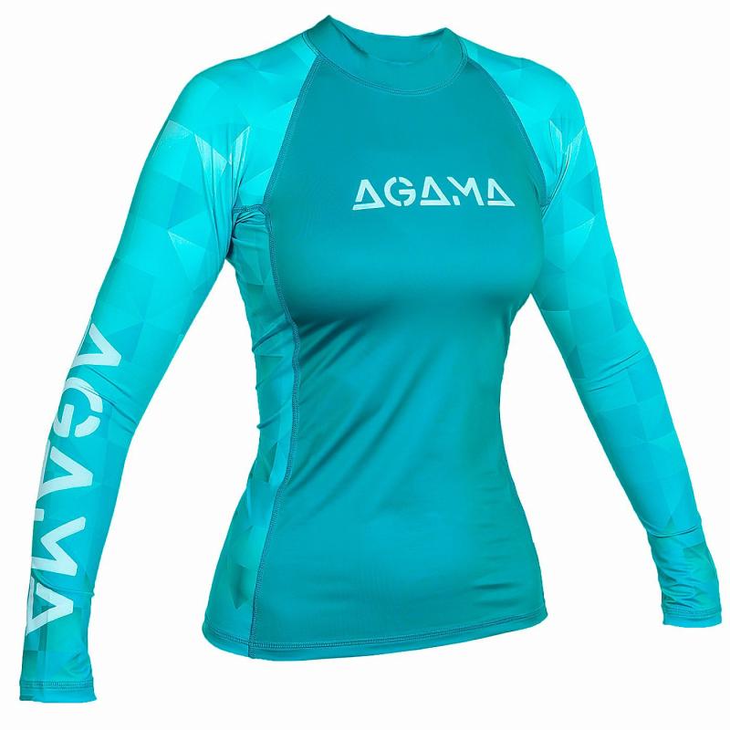 Levně Agama Dámské lycrové triko AQUA LADY, dlouhý rukáv - 2XL