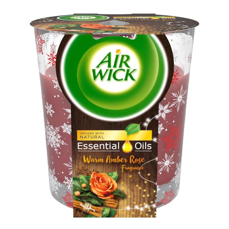 Airwick Svíčka 105g Jantarová růže