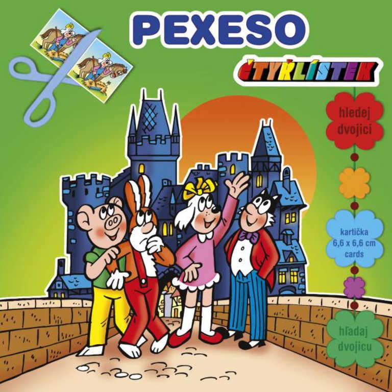 Akim Hra Pexeso Čtyřlístek maxi kartičky (společenská hra)