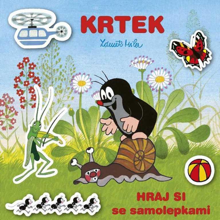Akim Hraj si se samolepkami Krtek (Krteček) samolepková knížka