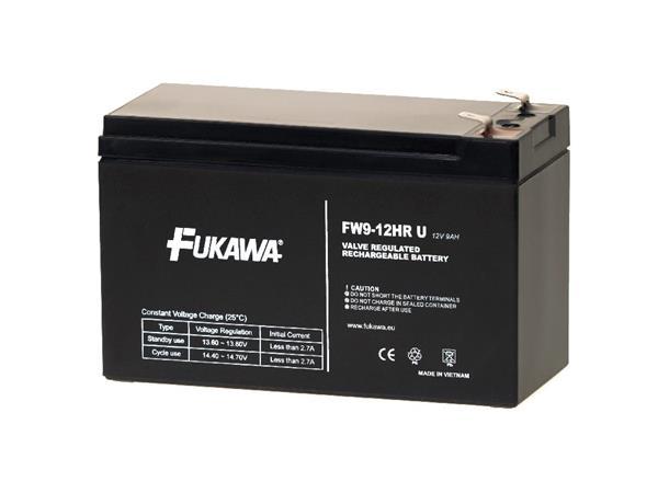 FUKAWA akumulátor FW 9-12 HRU (12V 9Ah faston 6,3mm životnost 5let)