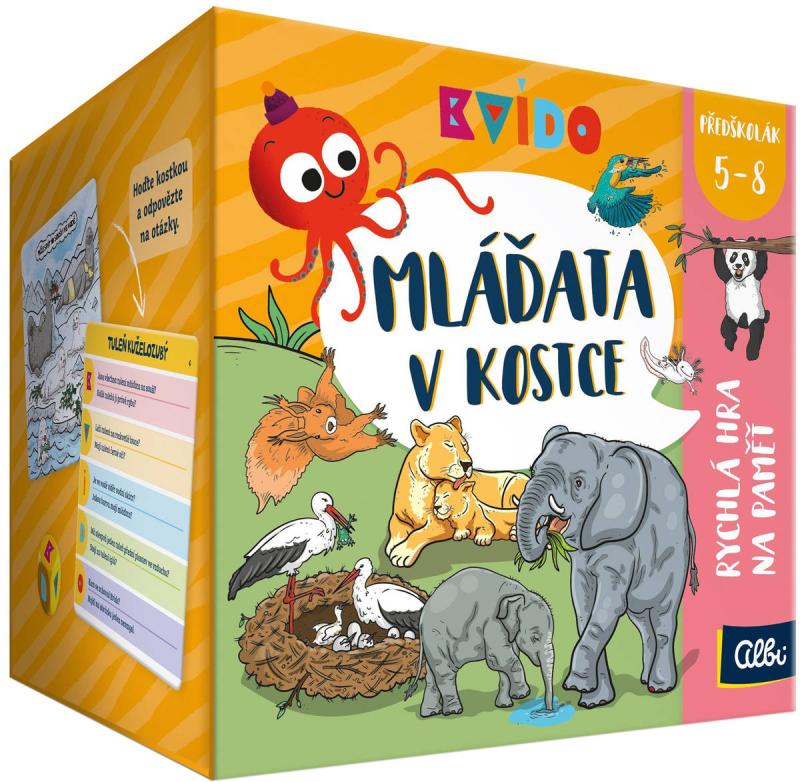 Albi HRA Kvído - Mláďata v kostce (společenská hra)