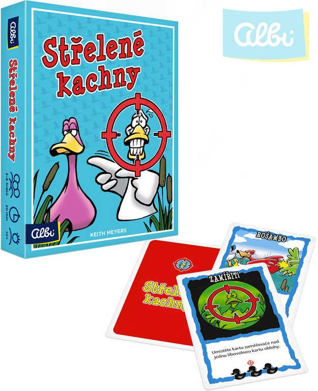 Albi HRA Střelené kachny karetní (společenská hra)