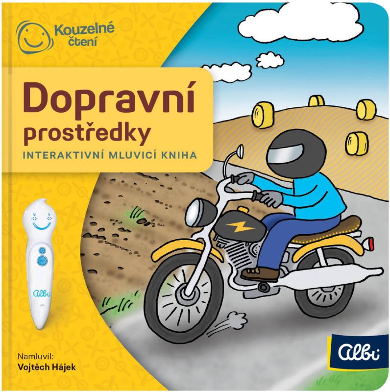 Albi Kouzelné čtení Kniha interaktivní Dopravní prostředky baby minikniha