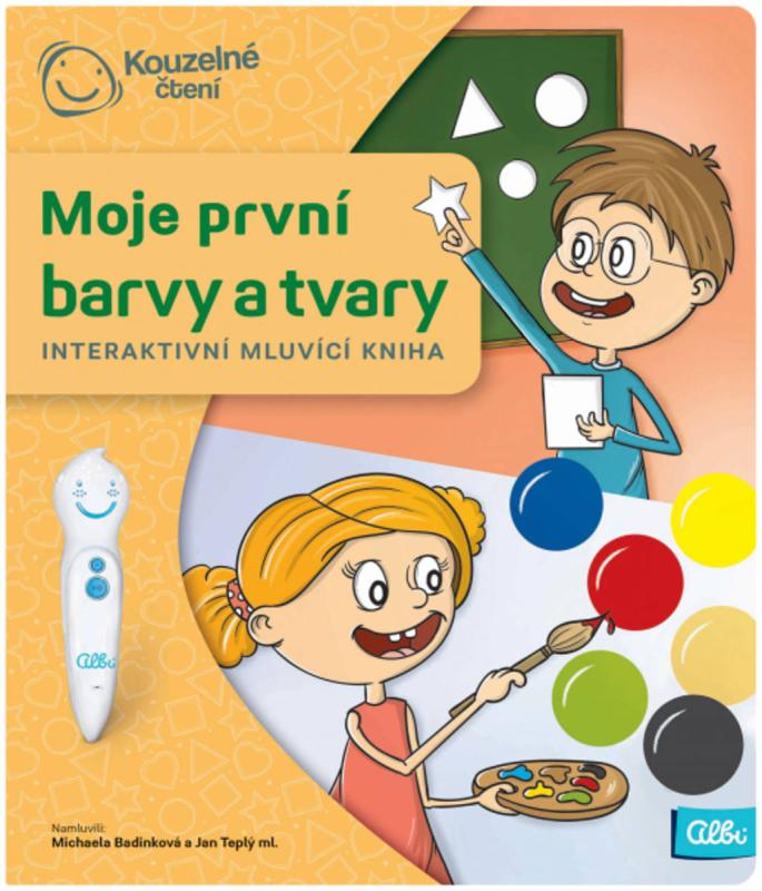 Albi Kouzelné čtení Kniha interaktivní Moje první barvy a tvary