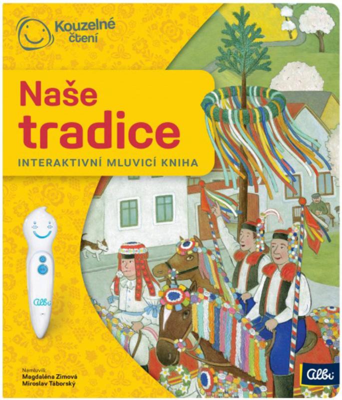 Albi Kouzelné čtení Kniha interaktivní Naše tradice