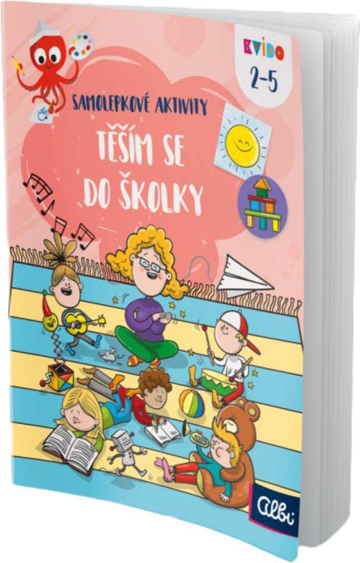 Albi Kvído Samolepkové aktivity: Těším se do školky kreativní sešit