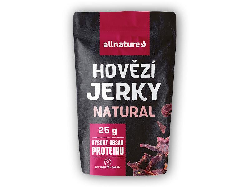 Levně Allnature BEEF natural Jerky 25g