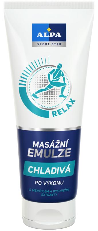 Alpa Masážní Emulze Chladivá 210 Ml