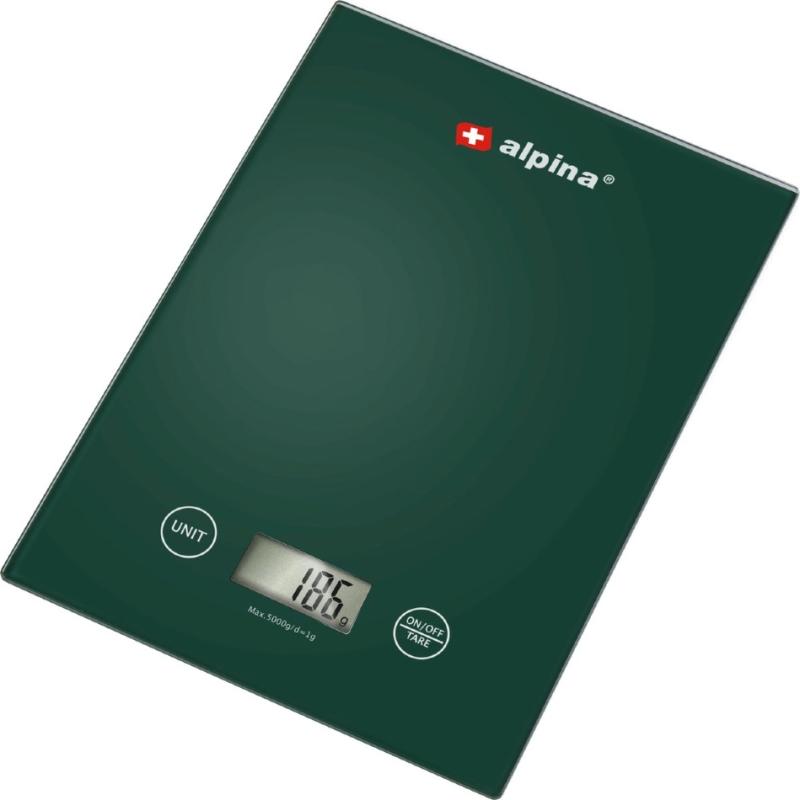 Alpina NK ALPINA-NK Kuchyňská váha digitální 5kg smaragdová