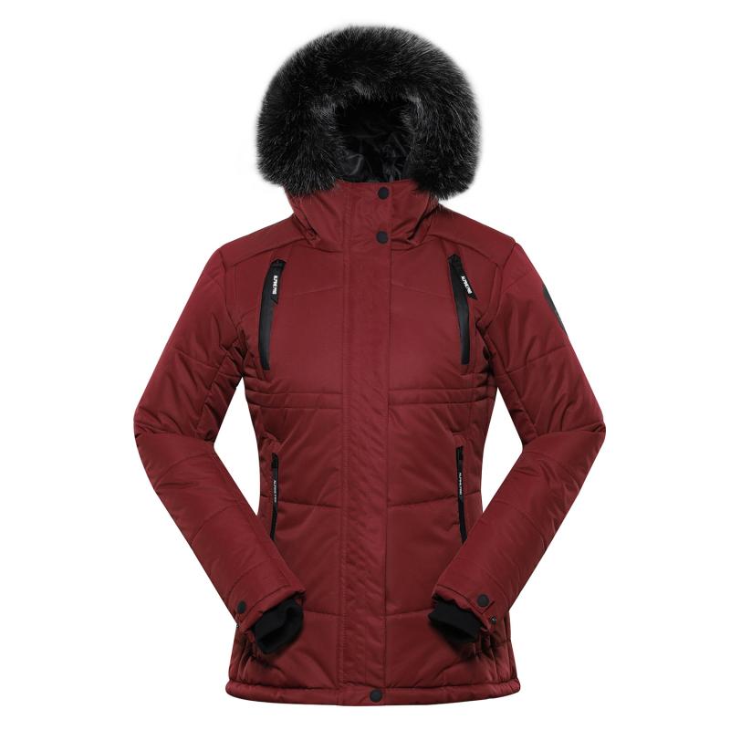 Alpine Pro MOLIDA dámska červená bunda s membránou ptx
