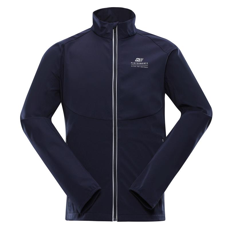 Alpine Pro MULT pánská modrá softshellová bunda s membránou