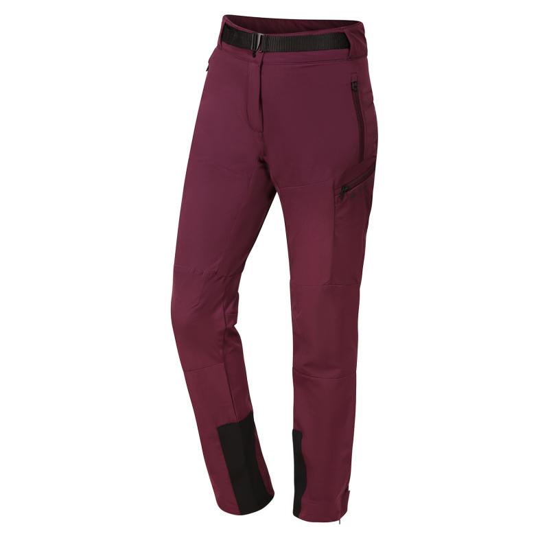 Alpine Pro ZEBINA LPAY580892 dámské růžové softshellové kalhoty