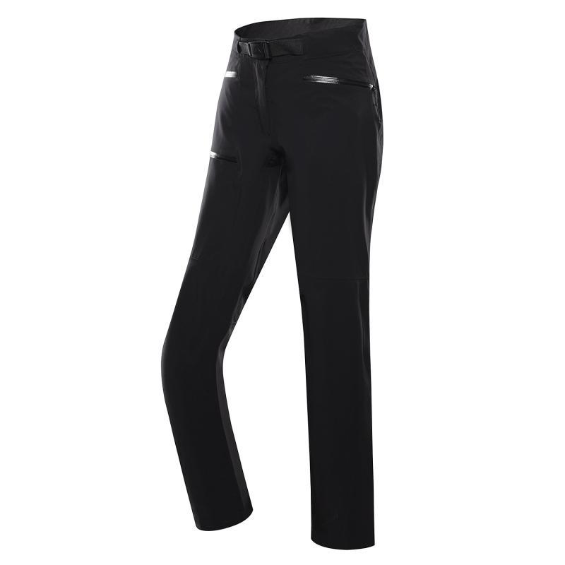 Alpine Pro ZONERA dámské černé outdoorové kalhoty s membránou ptx dlouhé POUZE 48 (VÝPRODEJ)