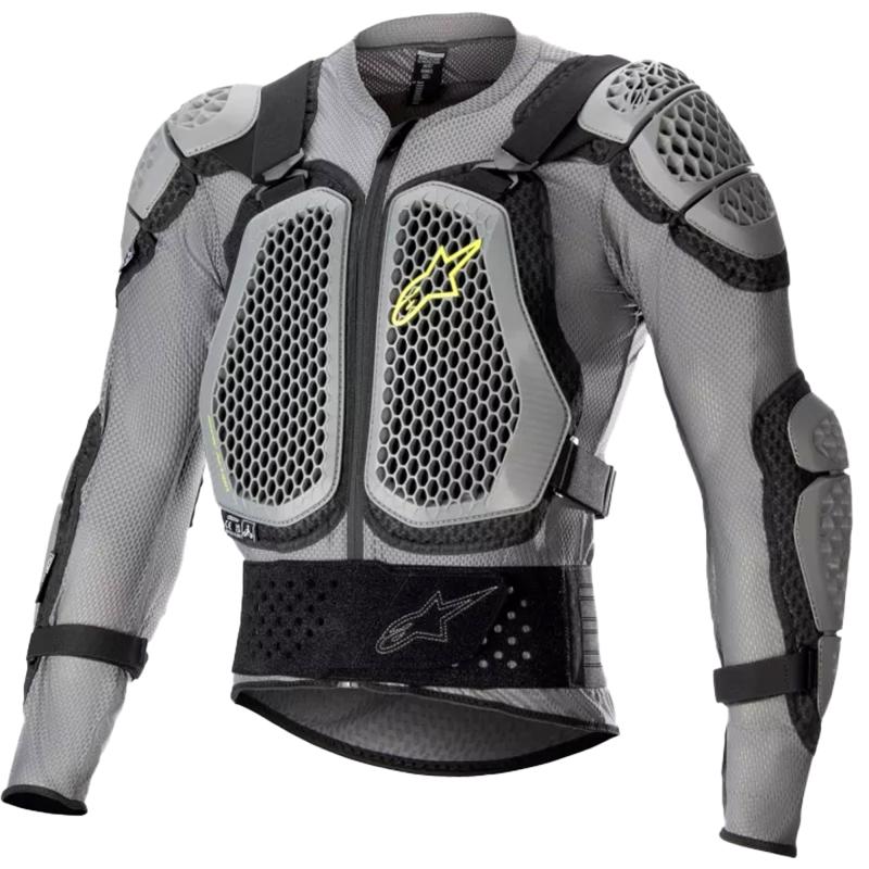 Alpinestars Chránič těla Bionic Action 2 černo-šedo-fluo žlutý