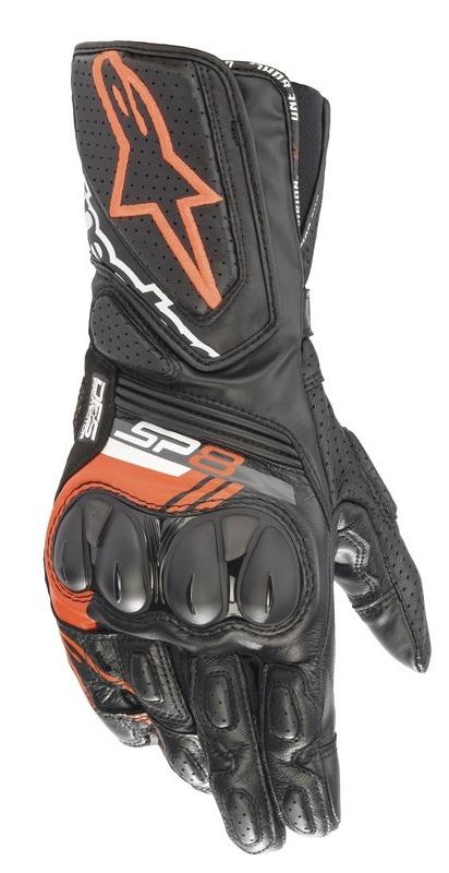 Alpinestars Rukavice na motorku SP-8 černo-fluo červené