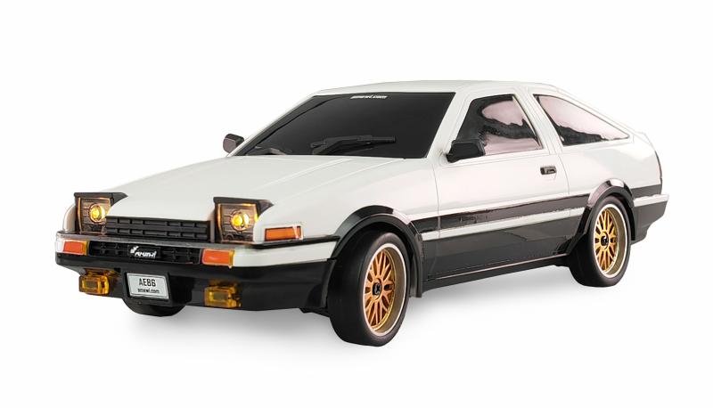 Amewi RC auto AE86 Sprinter Trueno Scale Drift Racing Car 1:18 RTR bílé