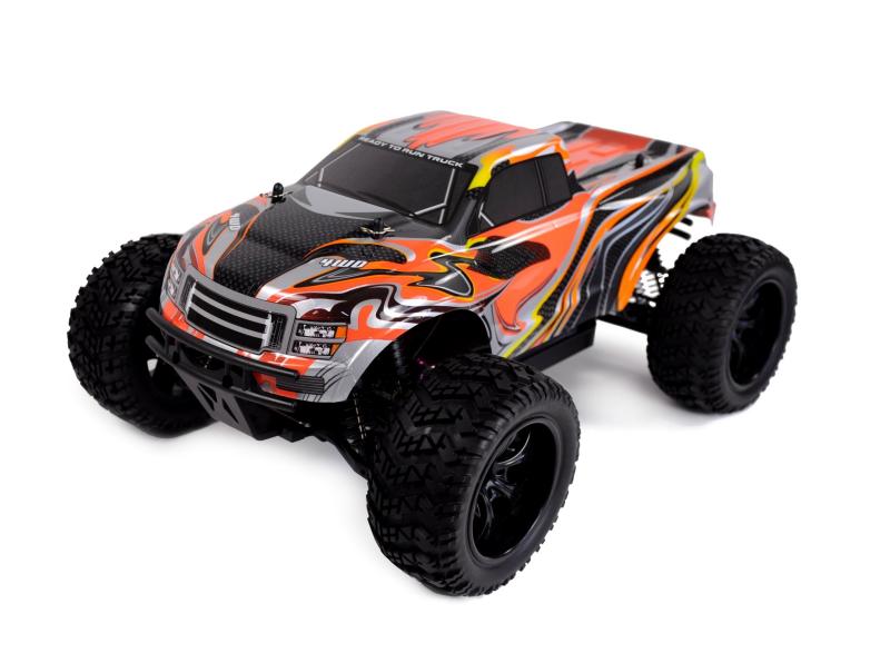 Amewi RC auto Crazist Monster Truck Brushed 1:10 oranžové RTR + zľava 400,- na príslušenstvo