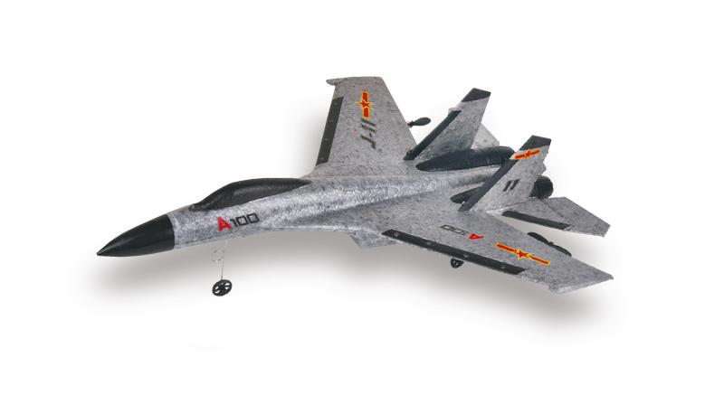 Amewi RC letadlo J-11 replika SU-27 6G Gyro RTF sada