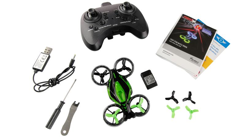 Amewi RC sada Fightstar - sada bojových dronov, zelený a ružový