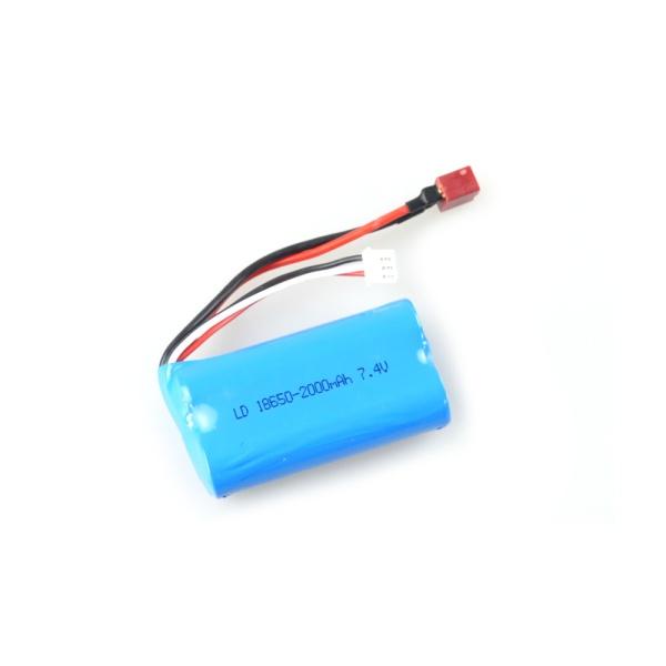 AMEWI Trade e.K. Amewi Aku Li-Ion 7,4V / 2000 mAh, 2 články, T-plug + servisný kábel pre autá Across