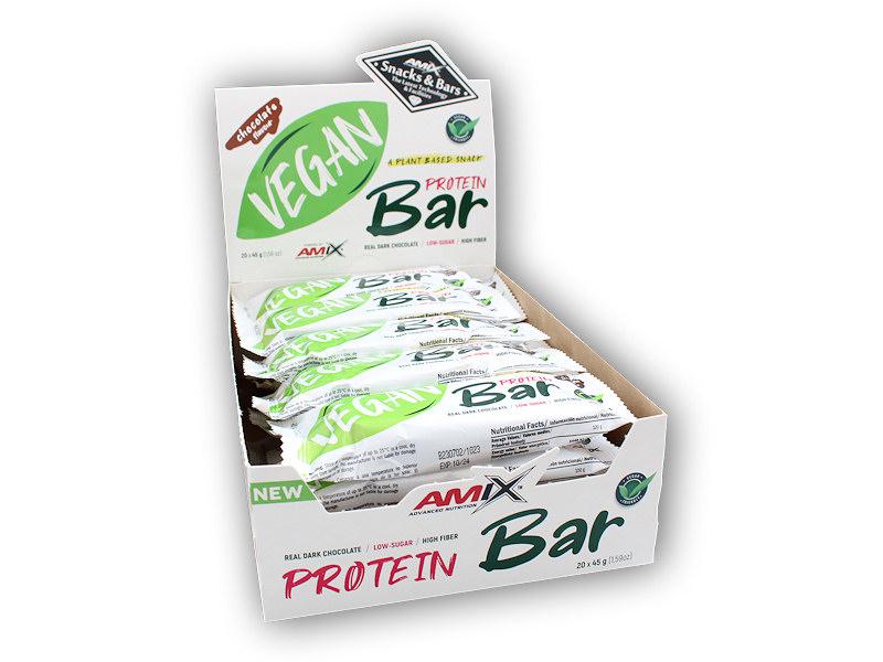 Levně Amix 20x Vegan Protein Bar 40g - Peanut butter