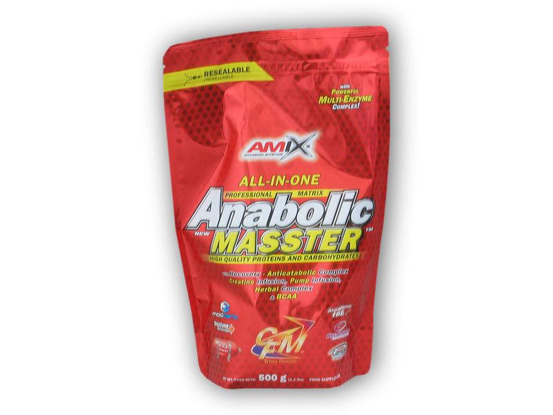 Levně Amix Anabolic Masster 500g sáček - Jahoda