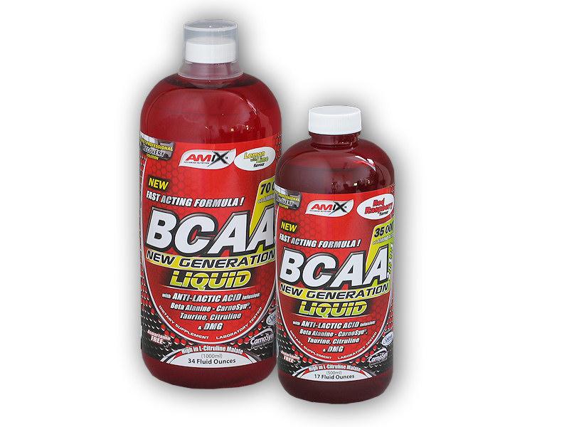 Levně Amix BCAA New Generation Liquid 1l + 500ml - Red raspberry