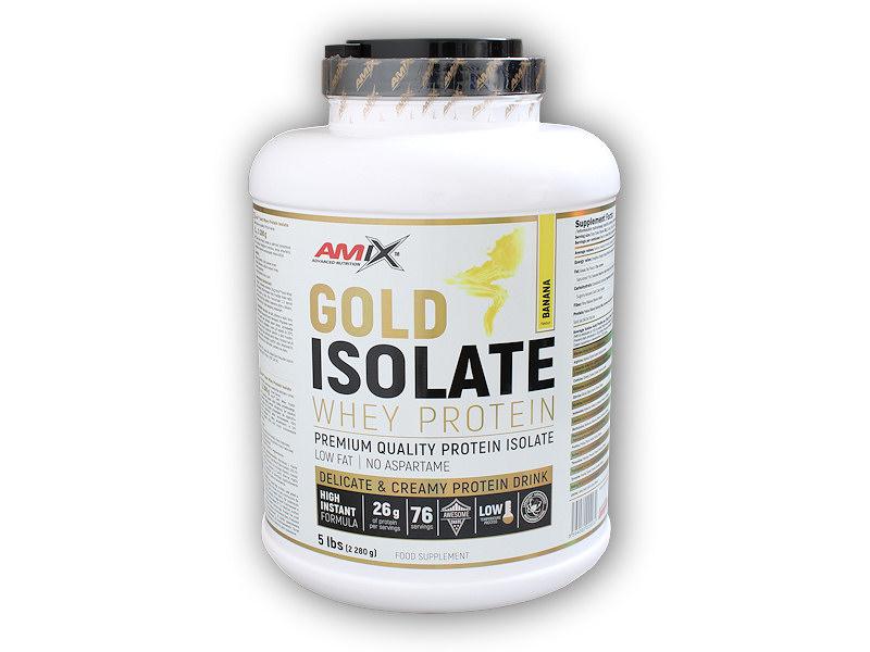 Levně Amix Gold Whey Protein Isolate 2280g - Chocolate peanut butter