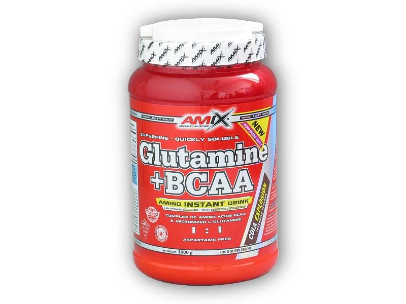 Levně Amix L-Glutamine + BCAA 1000g - Cola blast