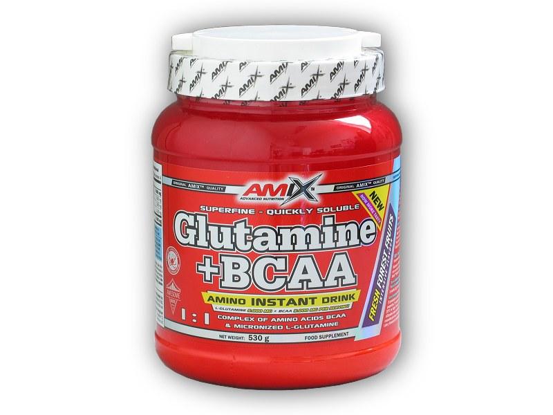 Levně Amix L-Glutamine + BCAA 530g - Cola blast