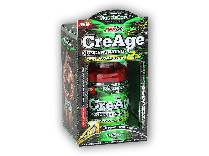 Amix MuscLe Core Five Star Series CreAge TM Creatine HCL 120 kapslí